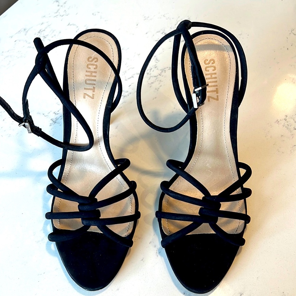 Schutz Rachel Newbuck Anke Strap Sandal